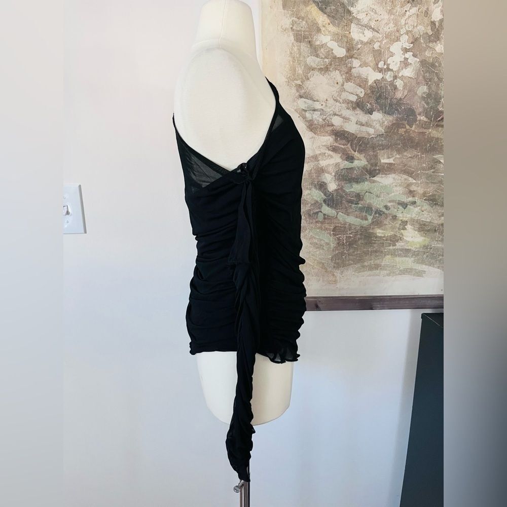 Anthropologie One-Shoulder Sheer Top Size Medium NWOT - Picture 5 of 11